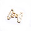 Brass finish Quick Release Fitting (QRF) Buckle, 57mm width (2 1/4″)