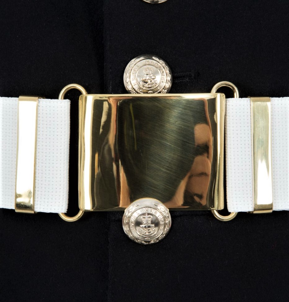 White Corlene Belting Material, 57mm width (2 1/4") - Image 2