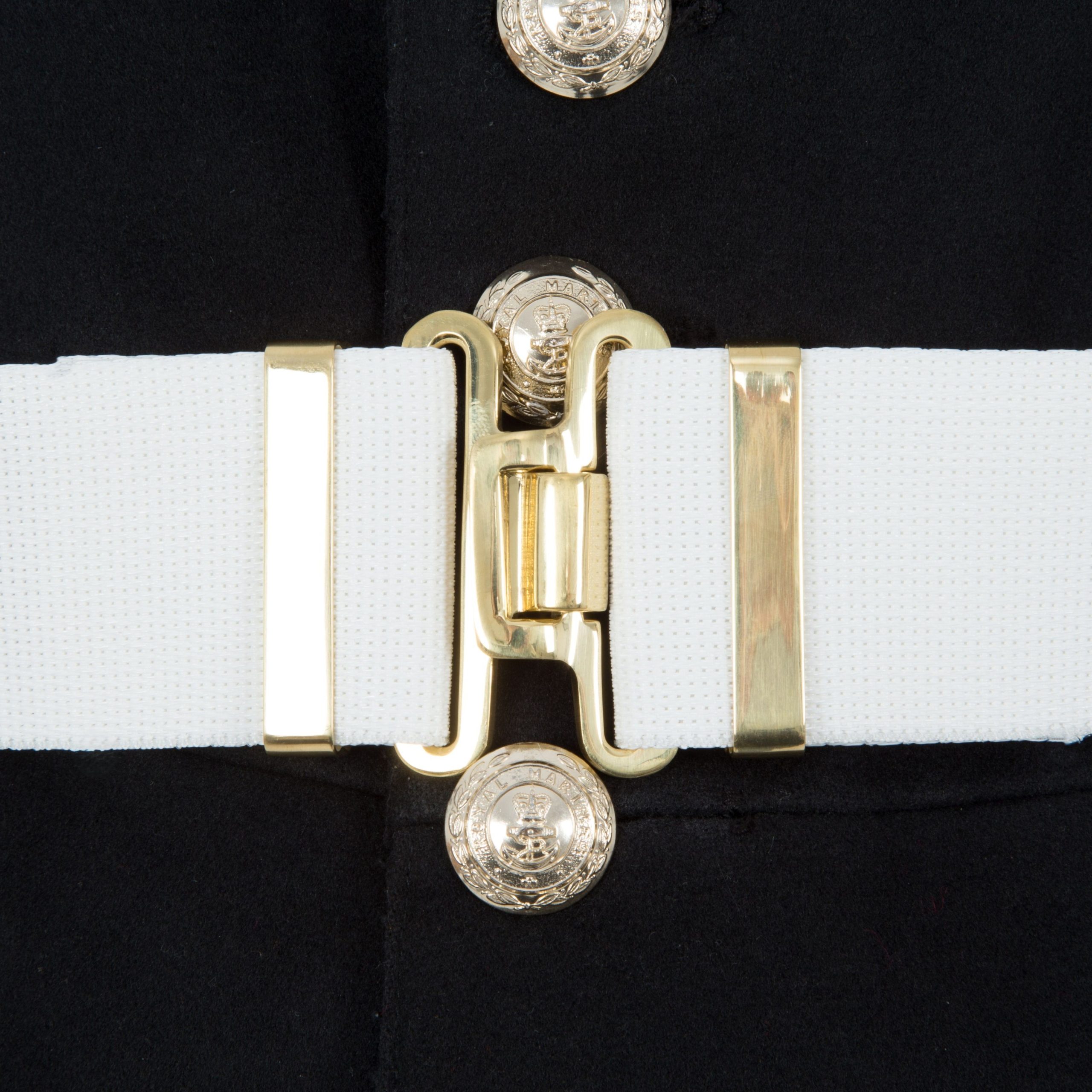 White Corlene Belting Material, 57mm width (2 1/4") - Image 3