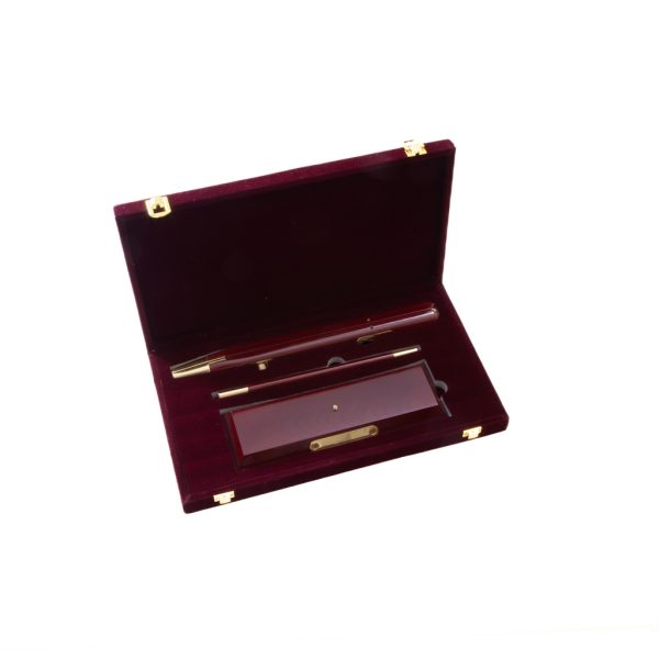Miniature Rosewood finish Pace Stick & Stand, in a presentation Box - Image 4