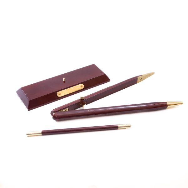 Miniature Rosewood finish Pace Stick & Stand, in a presentation Box - Image 6