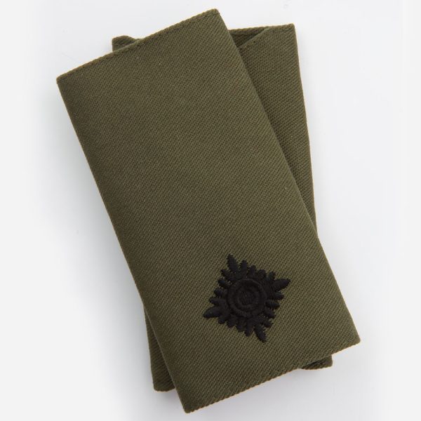 Clearance: Officers Black on Green Rank Slides (Pair) - Image 2