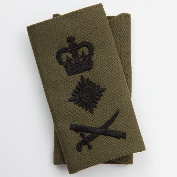 Clearance: Officers Black on Green Rank Slides (Pair) - Image 8