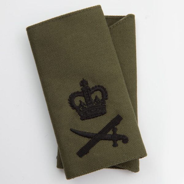 Clearance: Officers Black on Green Rank Slides (Pair) - Image 7