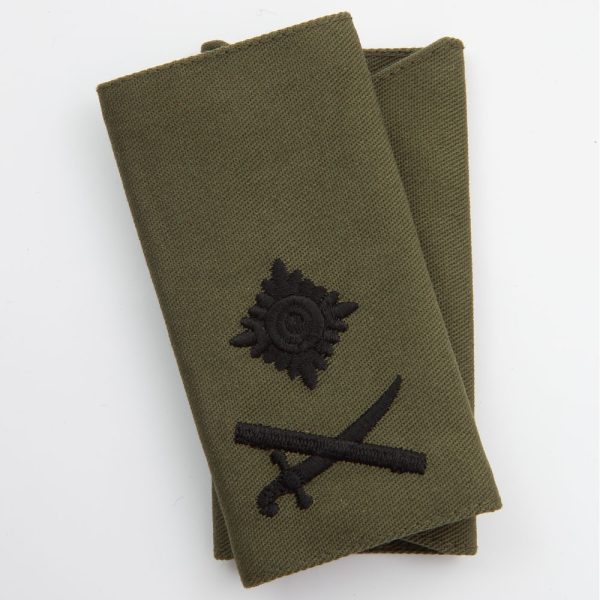 Clearance: Officers Black on Green Rank Slides (Pair) - Image 6