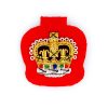 Gold on Red, CSgts Crown 'Mess Dress' Badge