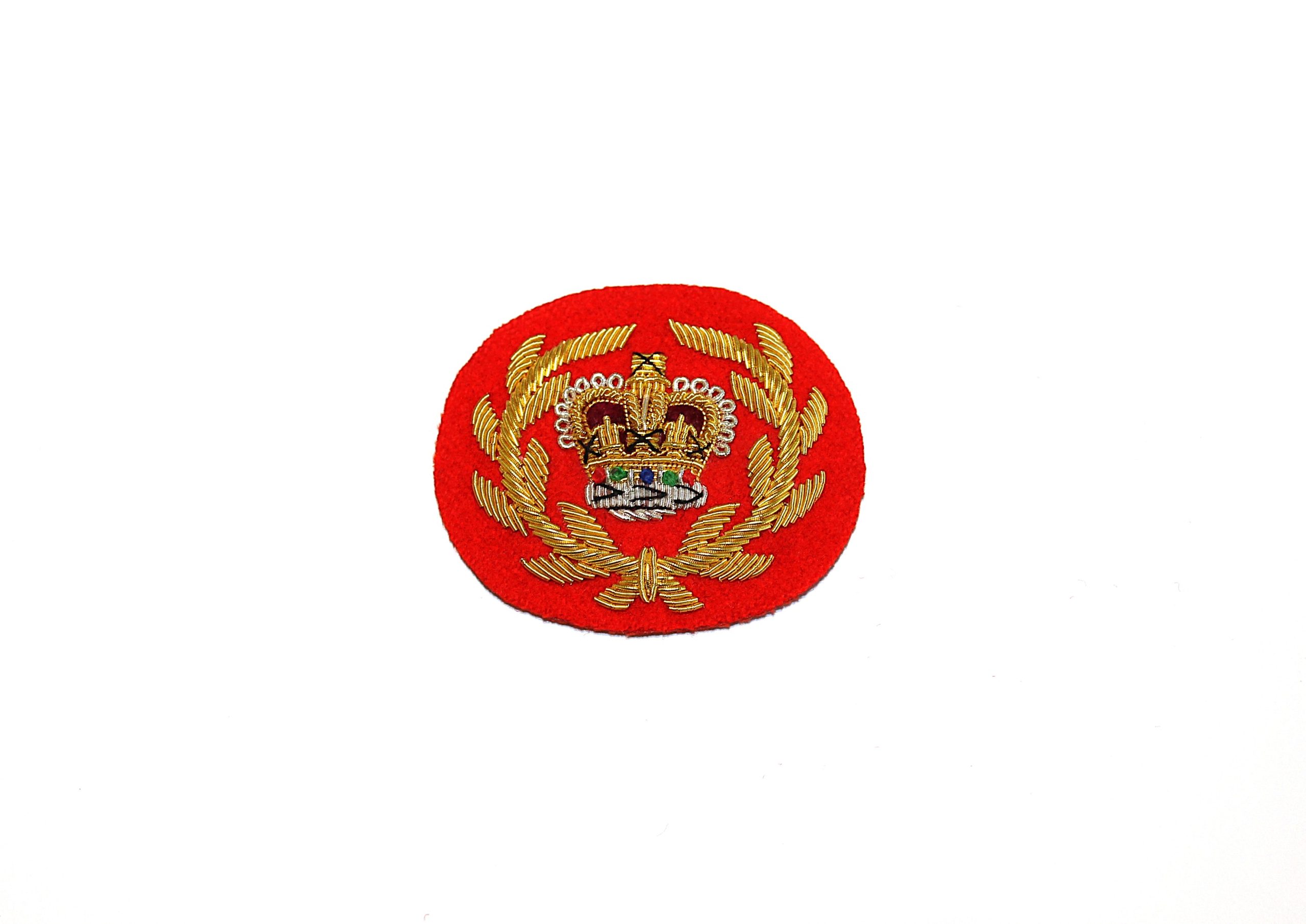 Gold on Red, WO2's 'Mess Dress' Badge - Image 2