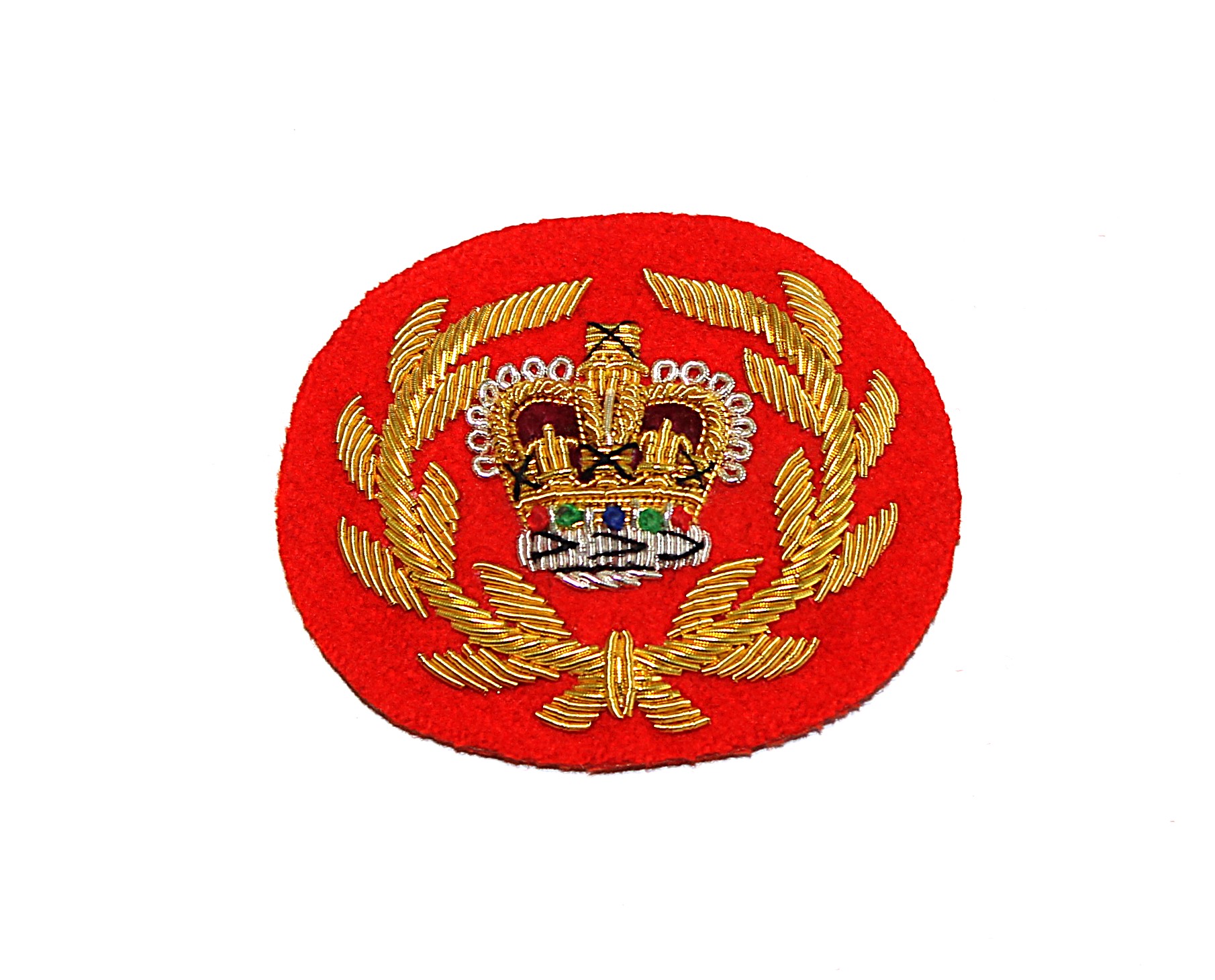 Gold on Red, WO2's 'Mess Dress' Badge