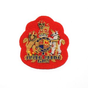 Gold on Red, WO1's 'Mess Dress' Badge