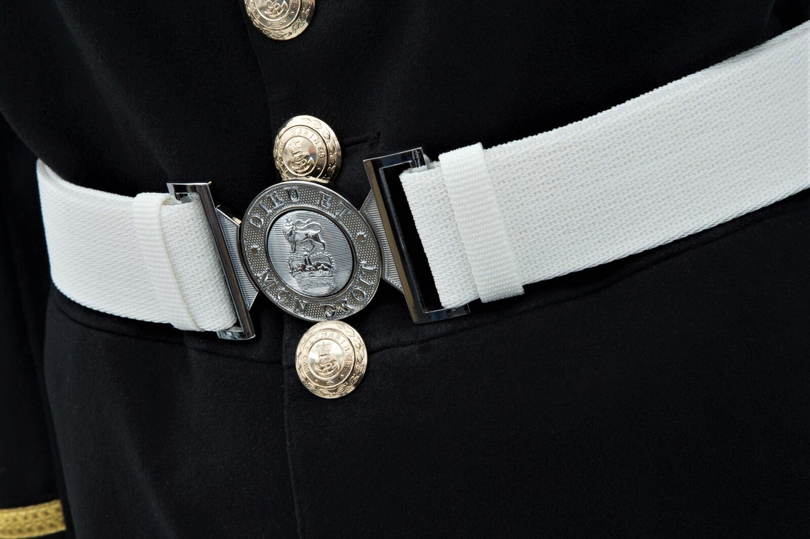 White Corlene Belting Material, 45mm width (1 3/4") - Image 4