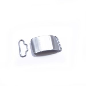 Chrome finish, Plain Plate Buckle, 45mm Width (1 3/4")