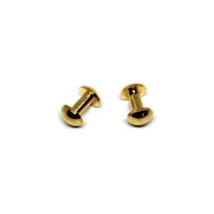 Gold finish Sword Belt Studs (Pair)