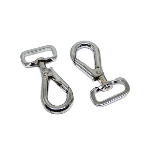 Chrome finish Sword Belt Spring Clips (Pair)