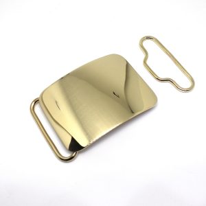 Brass Plain Plate Buckle to fit 45mm Width (1 3/4") Belts