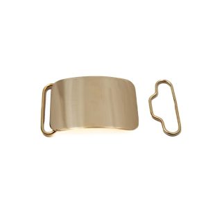 Brass Plain Plate Buckle to fit 45mm Width (1 3/4") Belts