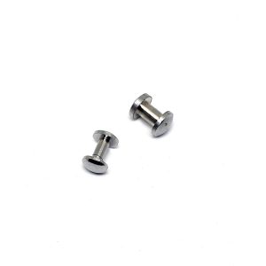 Chrome finish Sword Belt Studs (Pair)